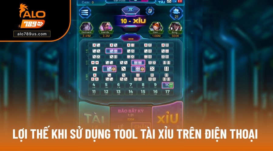 Lợi thế khi sử dụng tool Tài Xỉu trên điện thoại đúng cách