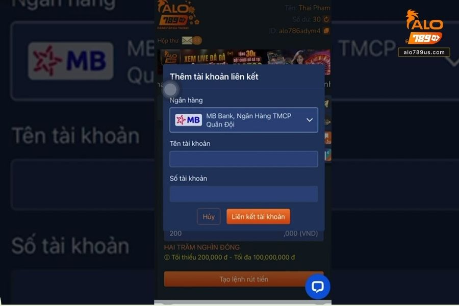 Xác nhận kỹ trước khi hoàn tất rút tiền