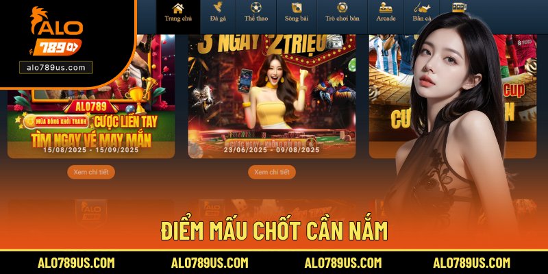 Điểm mấu chốt cần nắm